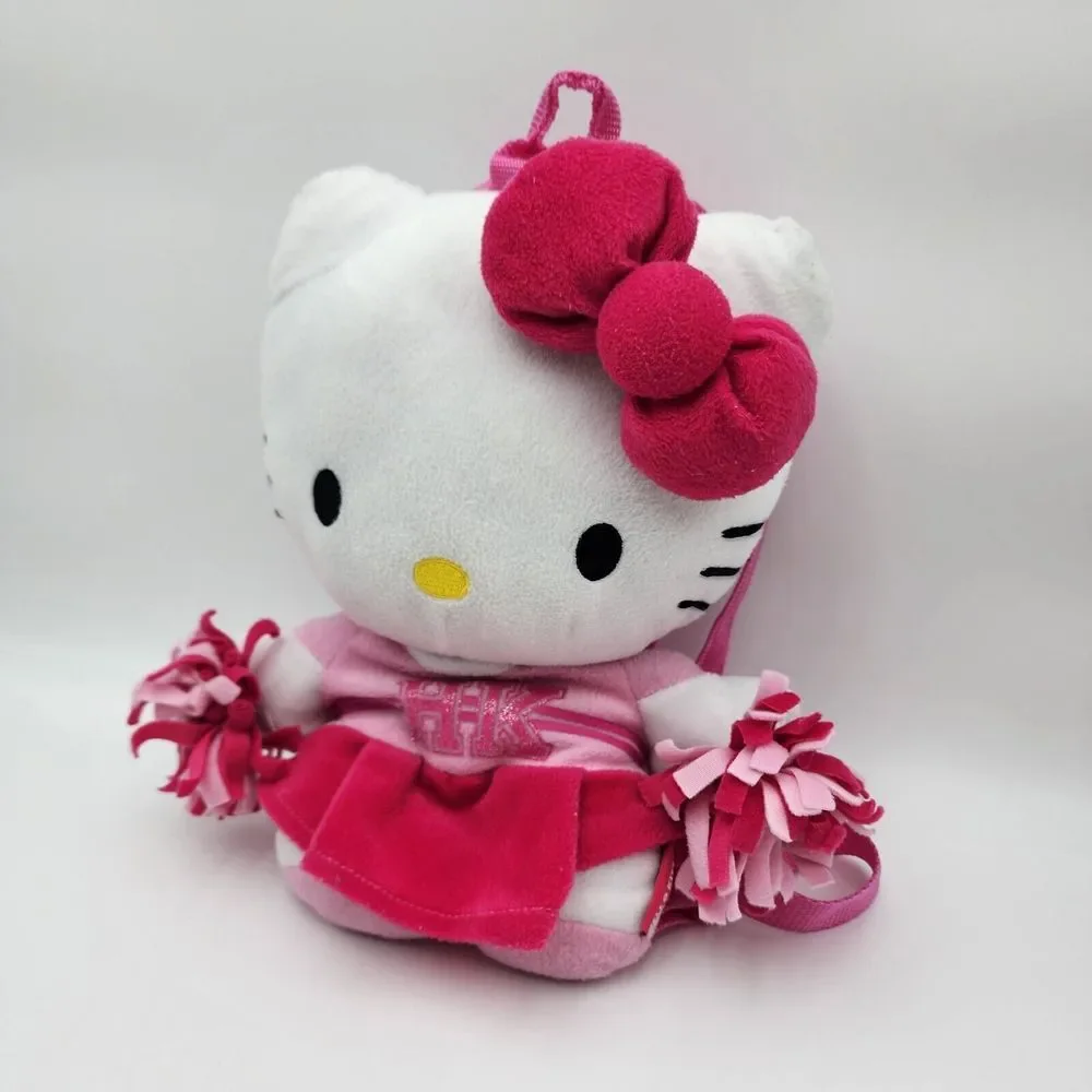 Sanrio Hello Kitty Plush Backpack Pink Bow &‎ Dress 13
